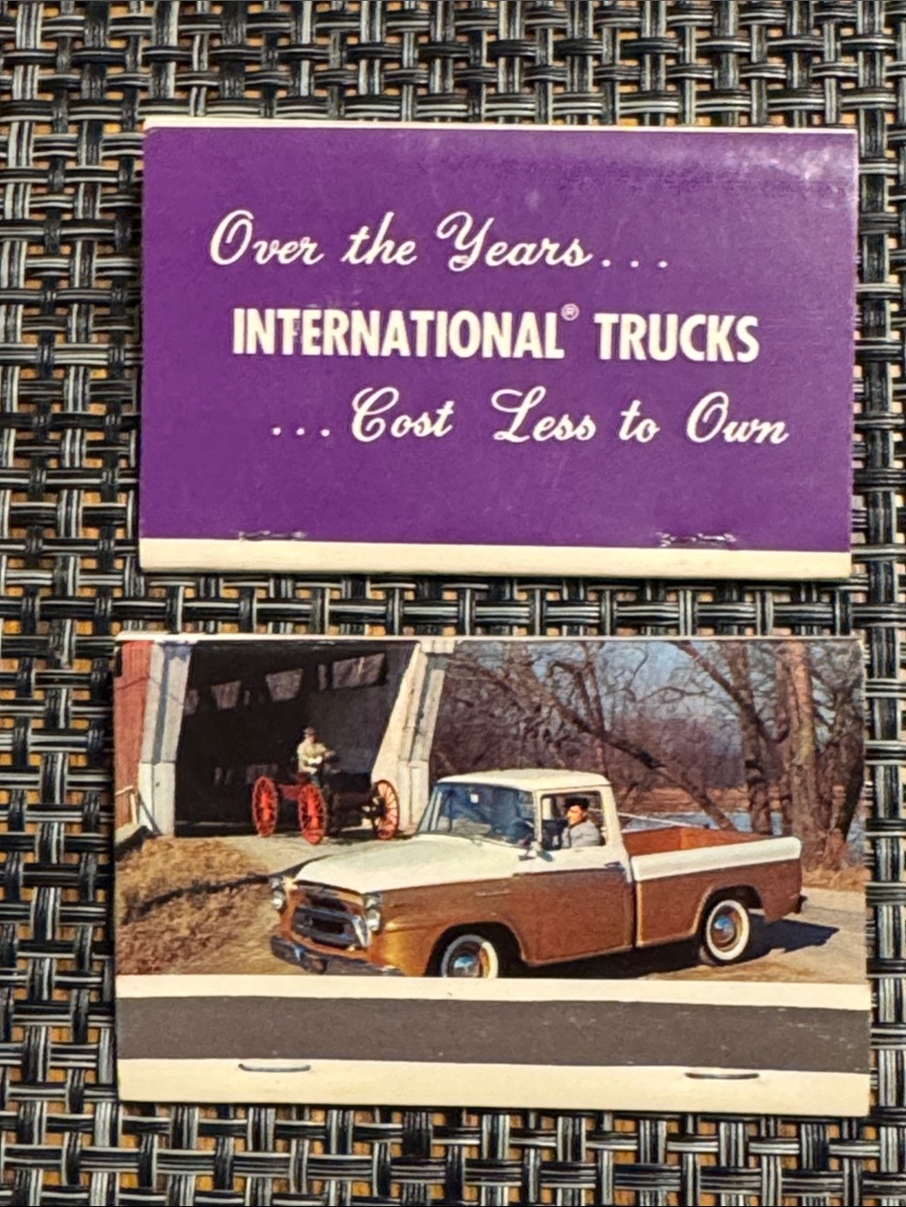 International Trucks Vintage Advertising Matchbooks